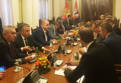 12. oktobar 2017. Sastanak PGP sa Crnom Gorom i Odbora za spoljne poslove sa predsednikom Skupštine Crne Gore